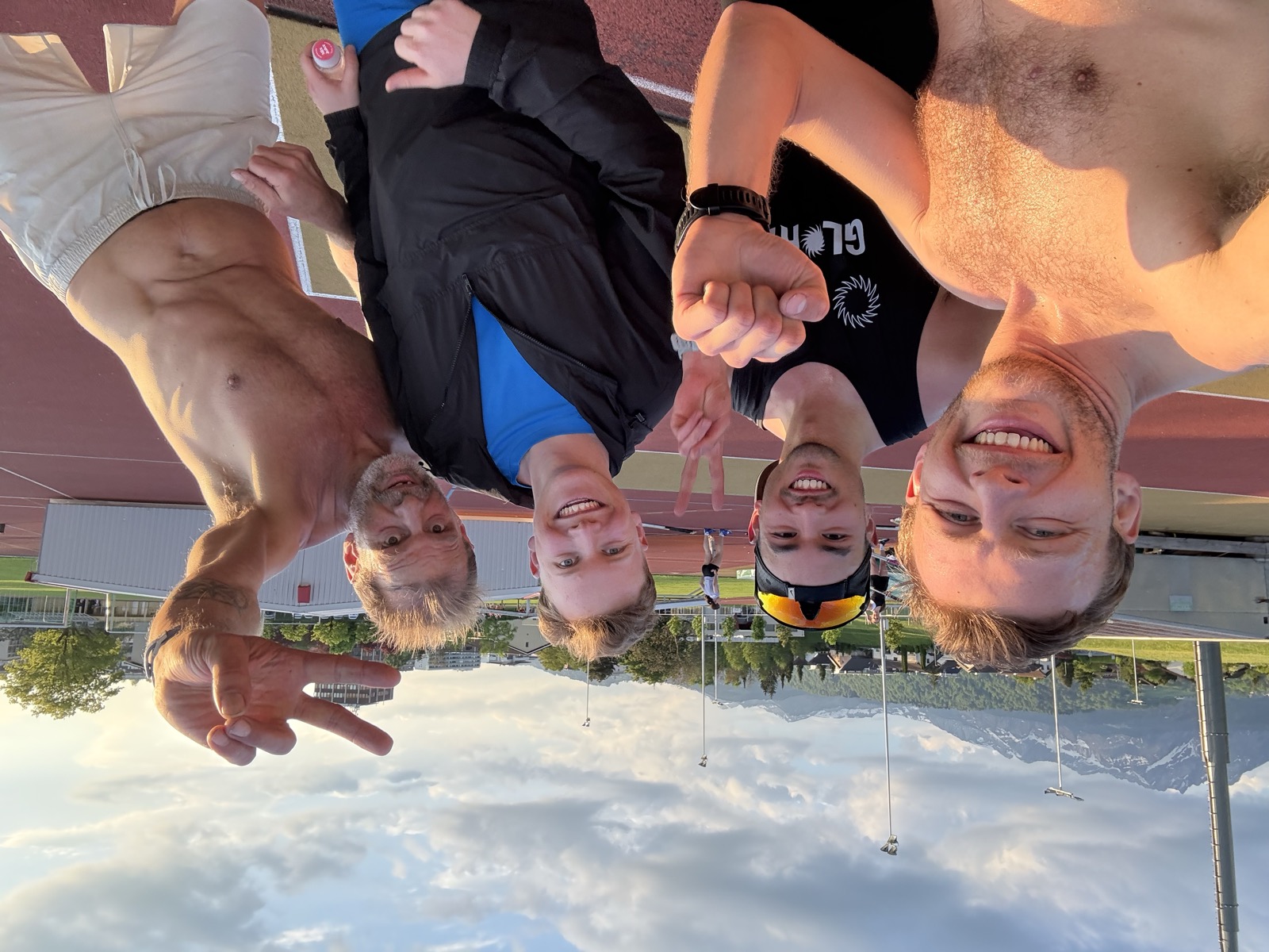 Die Ambitus Laufgruppe nach dem Training